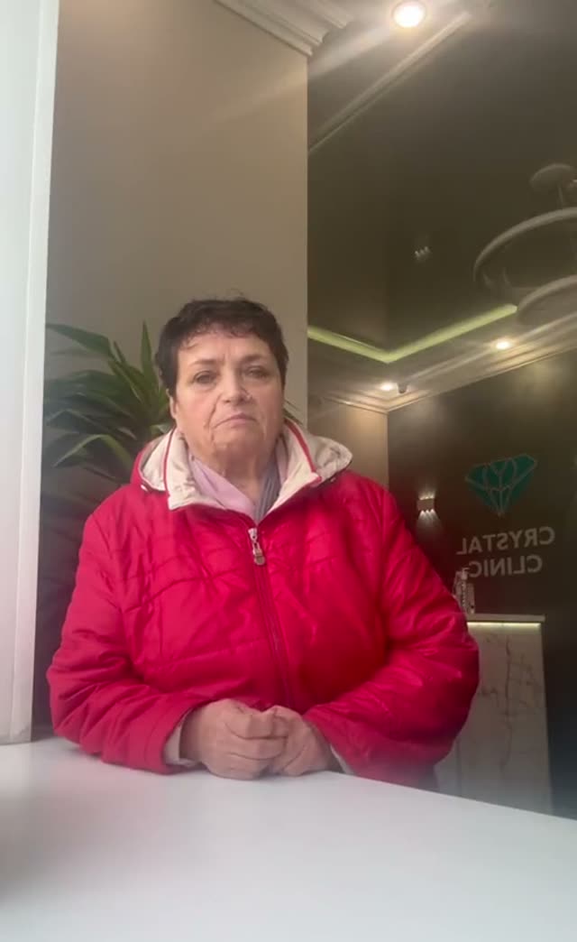 Видеоотзыв пациента о клинике «Кристалл»